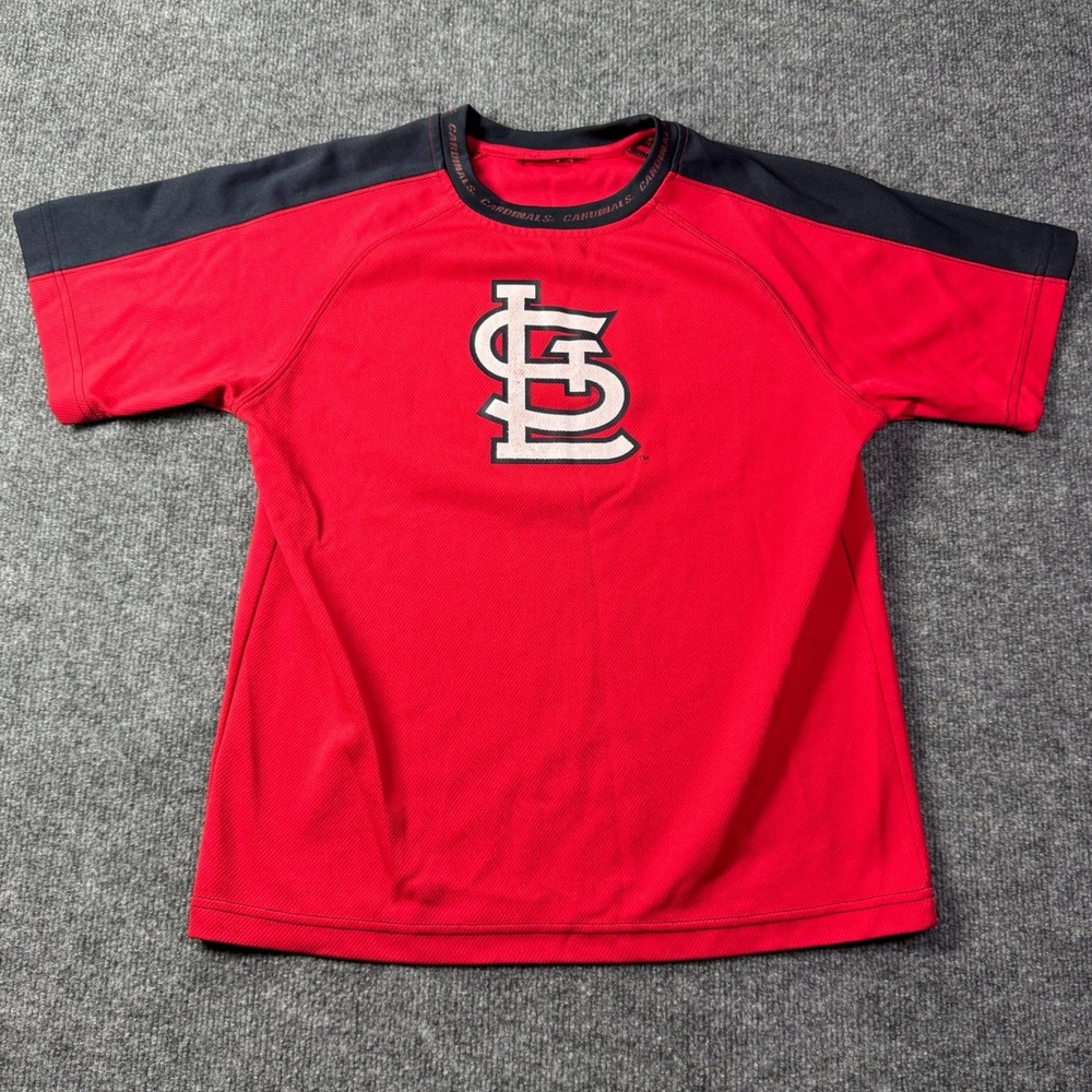 St Louis Cardinals MLB T Shirt Womens Red Baseball Sportswear Top